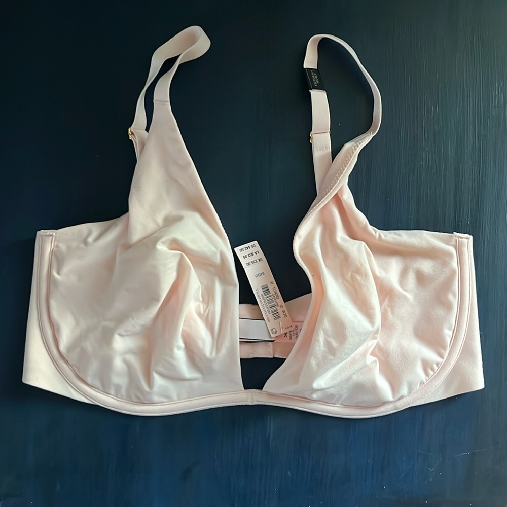Victorias Secret pink thin unlined bra